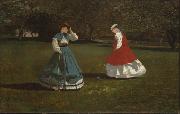 Winslow Homer A Game of Croquet oil painting reproduction
